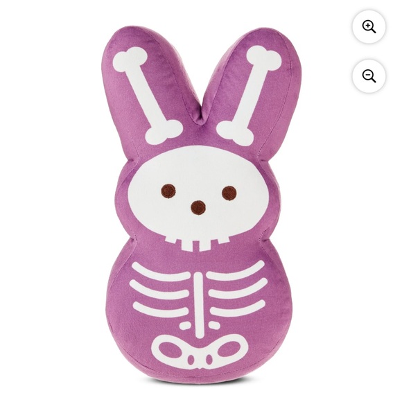 Purple Skeleton Bunny Stuffed Animal - Picture 1 of 3